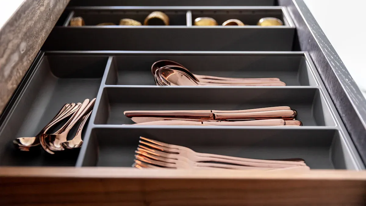 Kitchen Storage Solutions: Cabinets, Pantry Systems & Drawer Organizers
